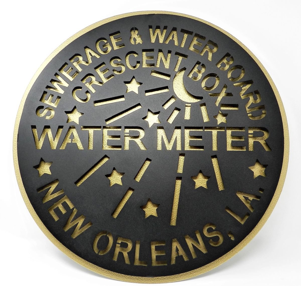 New Orleans Water Meter Cover Wall Décor